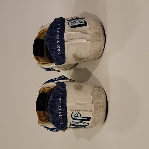 Golden Goose Superstar Sneaker Blue and Yellow Limited Edition Size 42 uk 8 - Picture 2 of 16